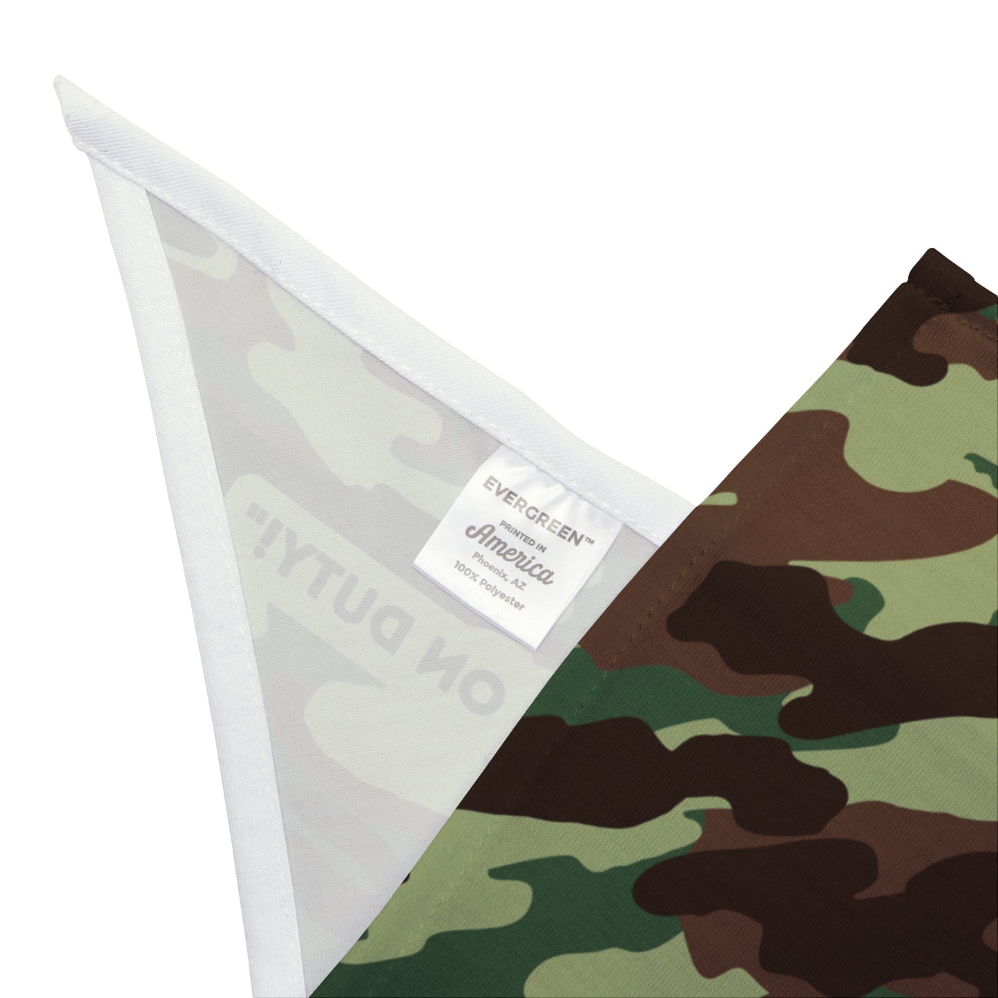 Camouflage Pet Bandana.."In The Field Or At Home, My Dog Is Always On Duty!" (Free Shipping)