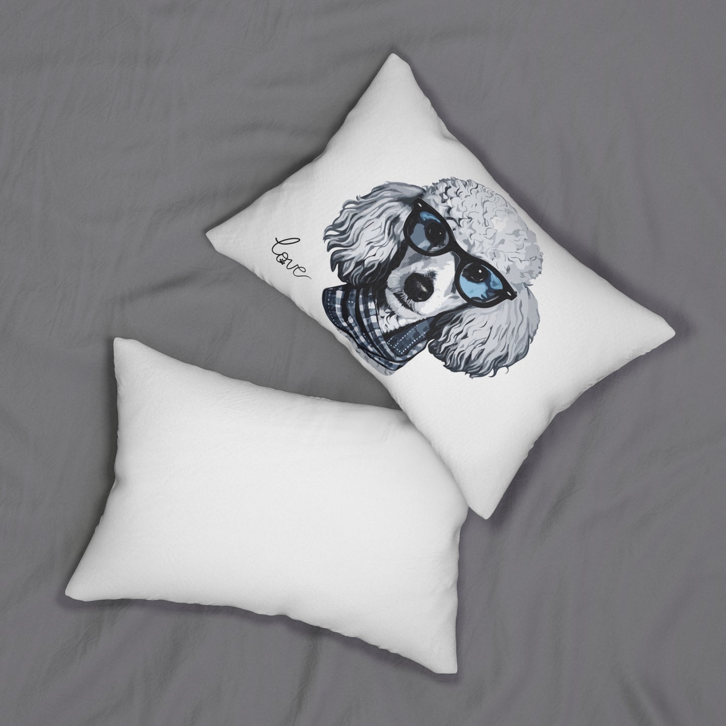 Poodle Lover 20x14 Lumbar Pillow (Free Shipping)