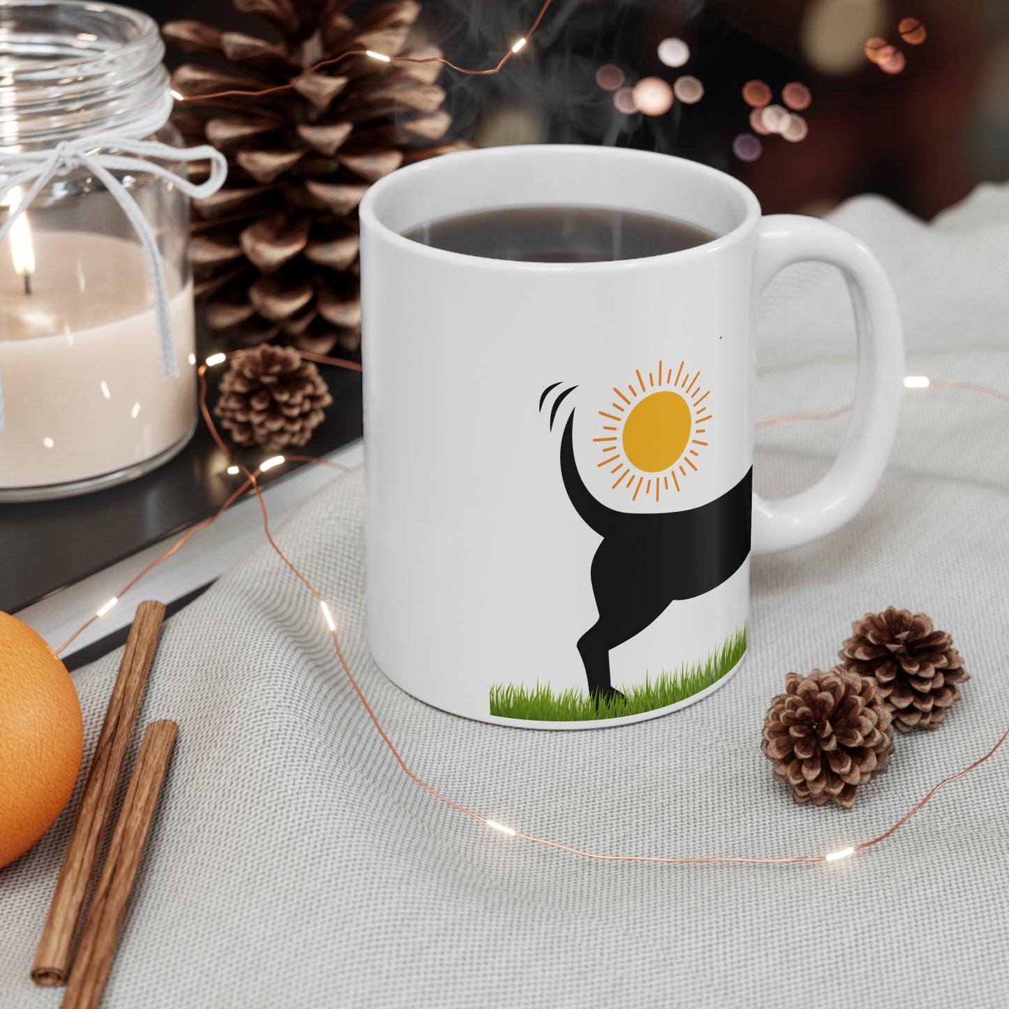 "When Life Gets Tough.. Wag It Off" Dog Lover Mug 11oz (Free Shipping)