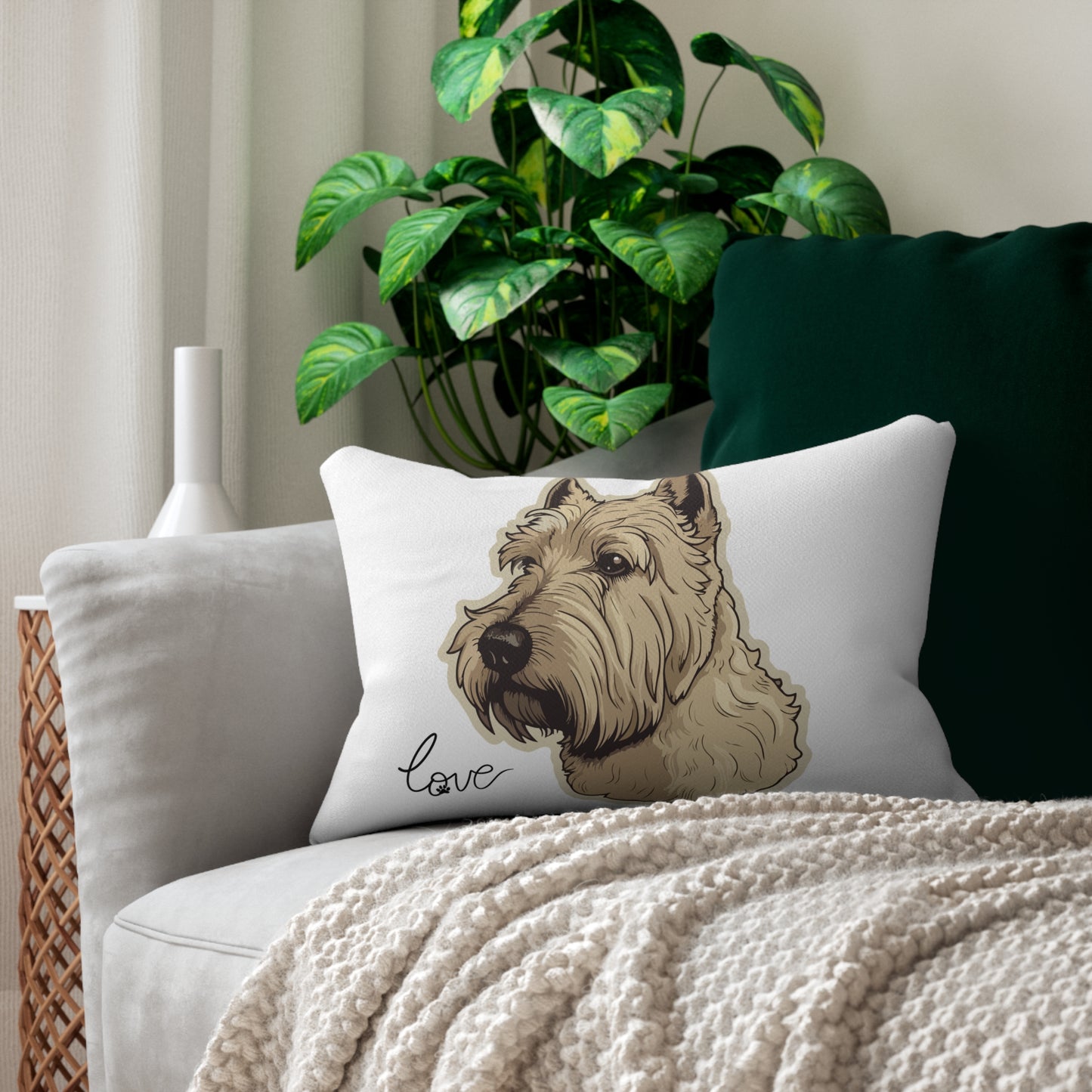 Scottish Dog Lover 20x14 Lumbar Pillow (Free Shipping)