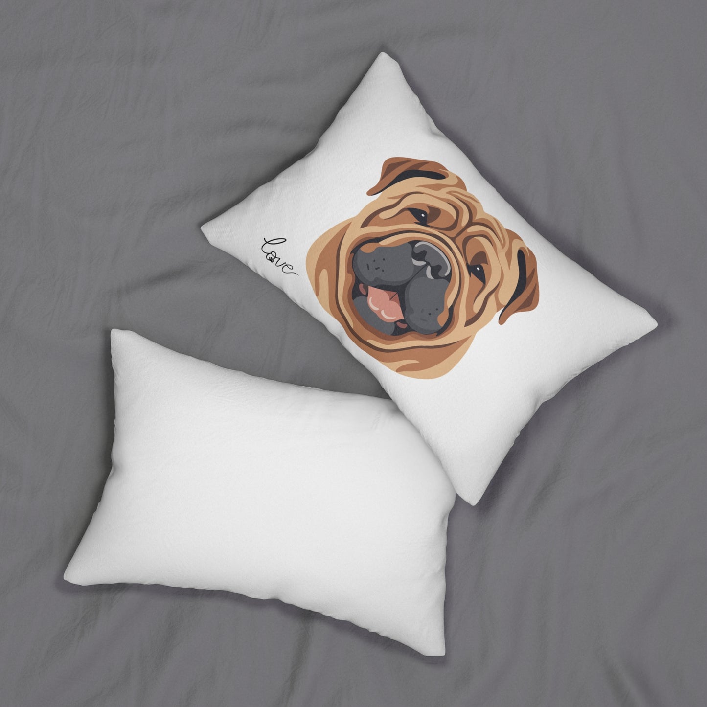 Shar Pei Lover 20x14 Lumbar Pillow (Free Shipping)