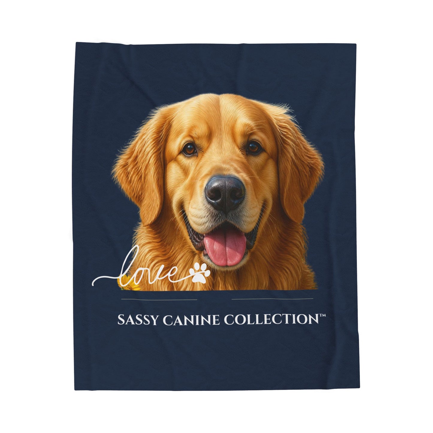Golden Retriever Lover Plush Throw Blanket | Sassy Canine Collection