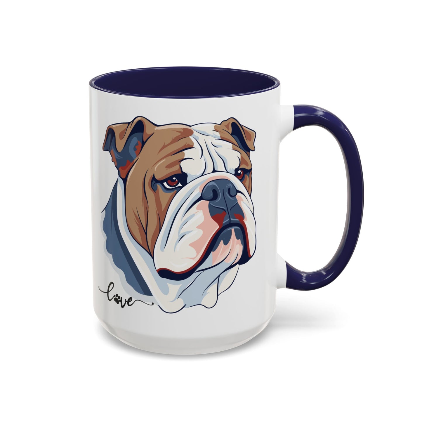 Bulldog Love Mug (11oz) (Free Shipping)