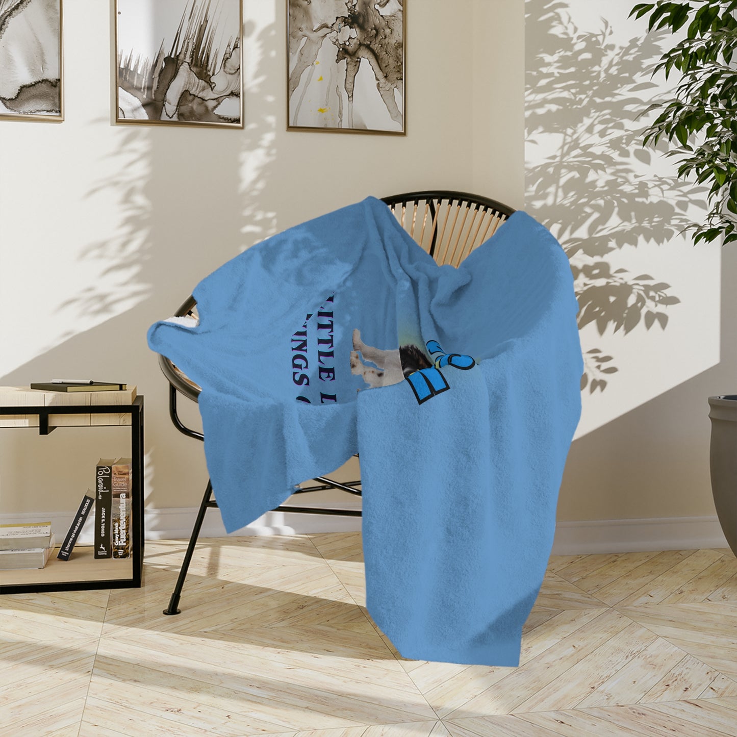 "Papillon...LIttle Dogs With Wings Of Joy." Papillon dog lovers Velveteen Microfiber Blanket (Free Shipping)