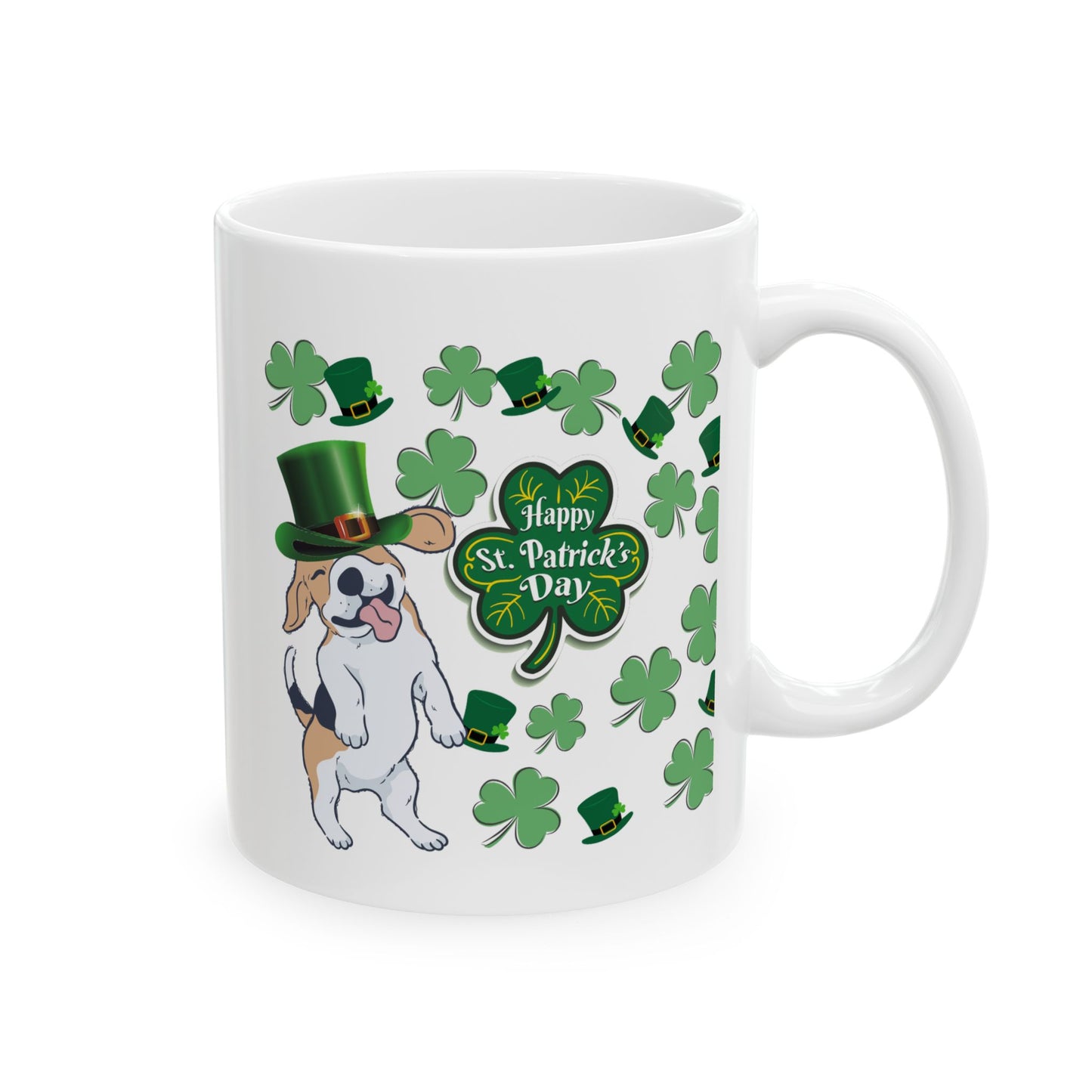 St Patrick's Day Dog Lover Mug (Free Shipping)