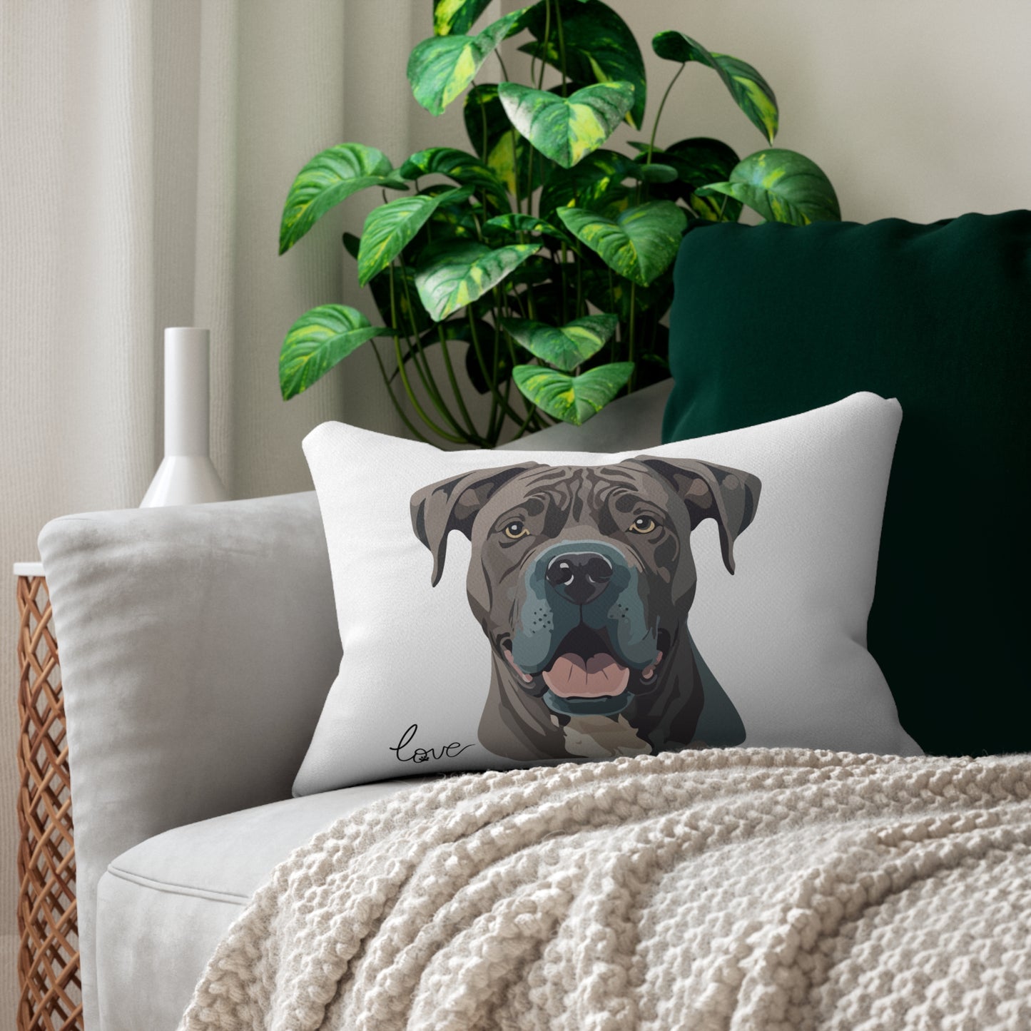 Cane Corso Lover 20x14 Lumbar Pillow (Free Shipping)