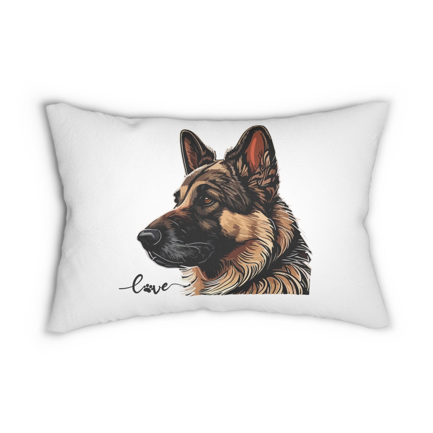 German Sheperd Lover 20x14 Lumbar Pillow (Free Shipping)