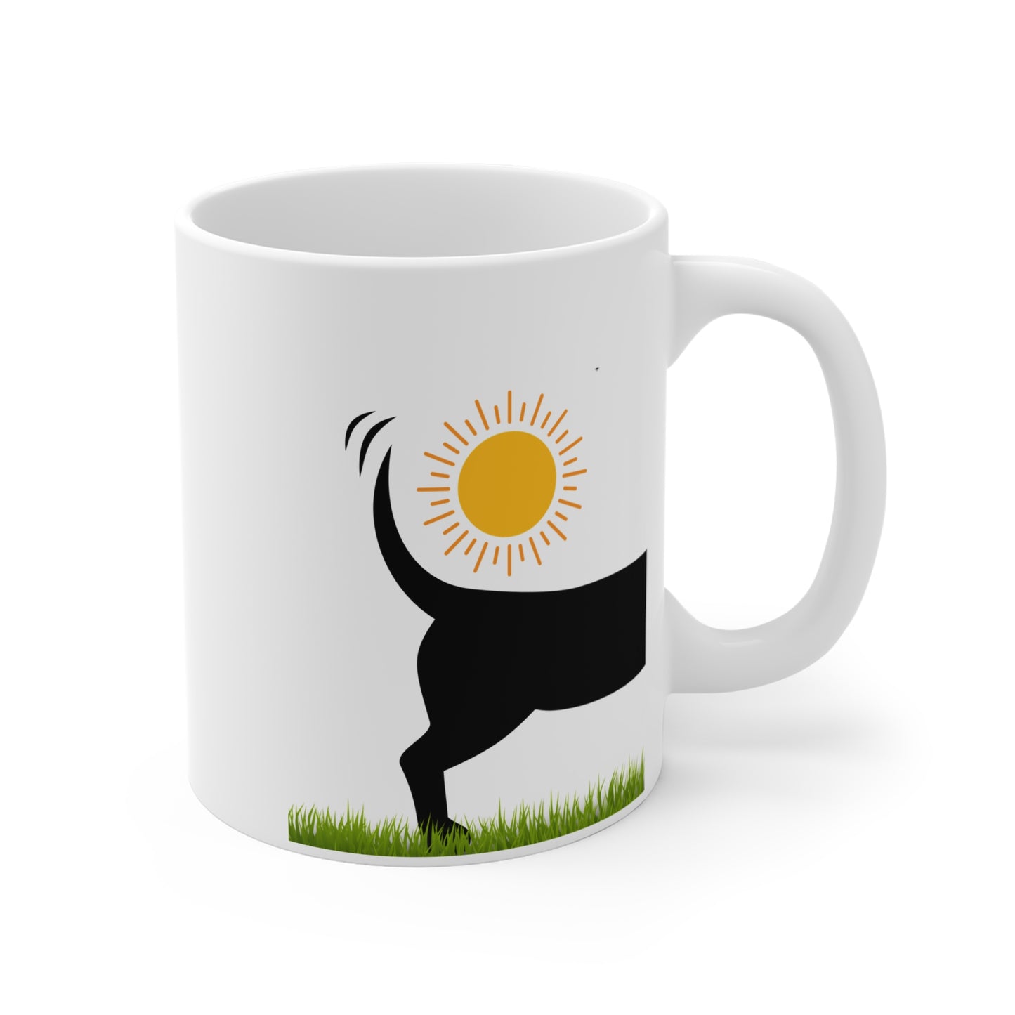 "When Life Gets Tough.. Wag It Off" Dog Lover Mug 11oz (Free Shipping)
