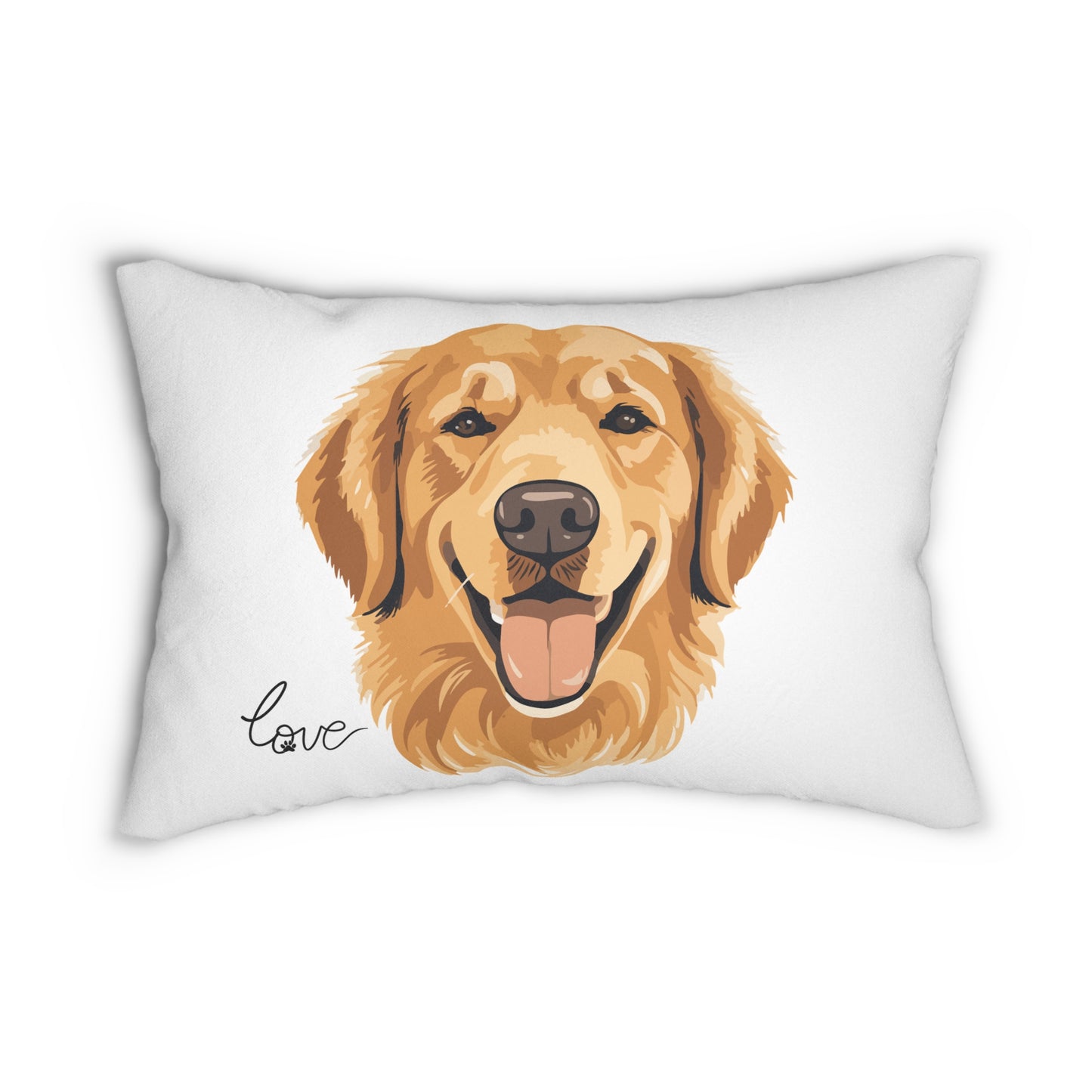 Golden Retriever Lover 20x14 Lumbar Pillow (Free Shipping)