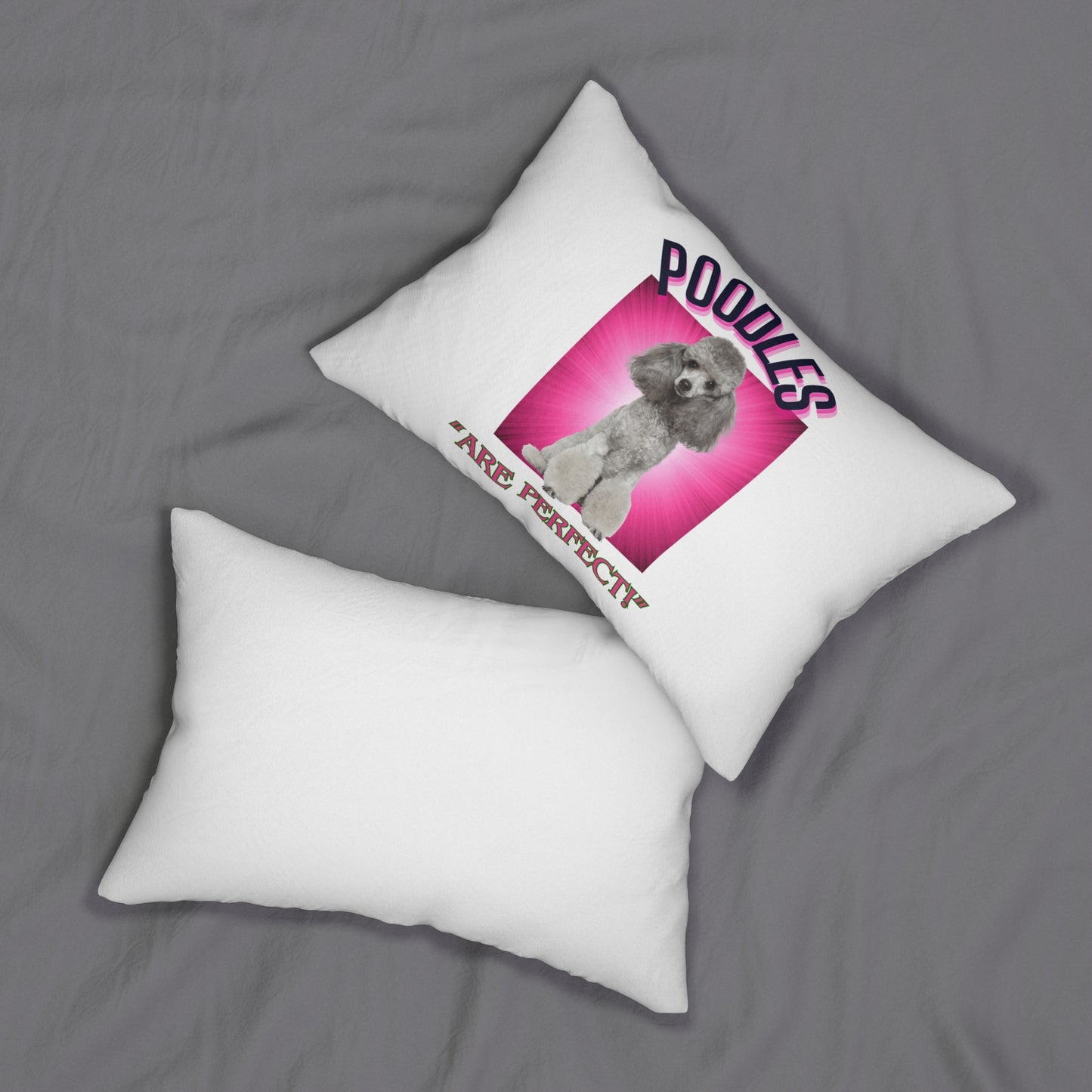 Poodle Lover 20x14 Lumbar Pillow (Free Shipping)