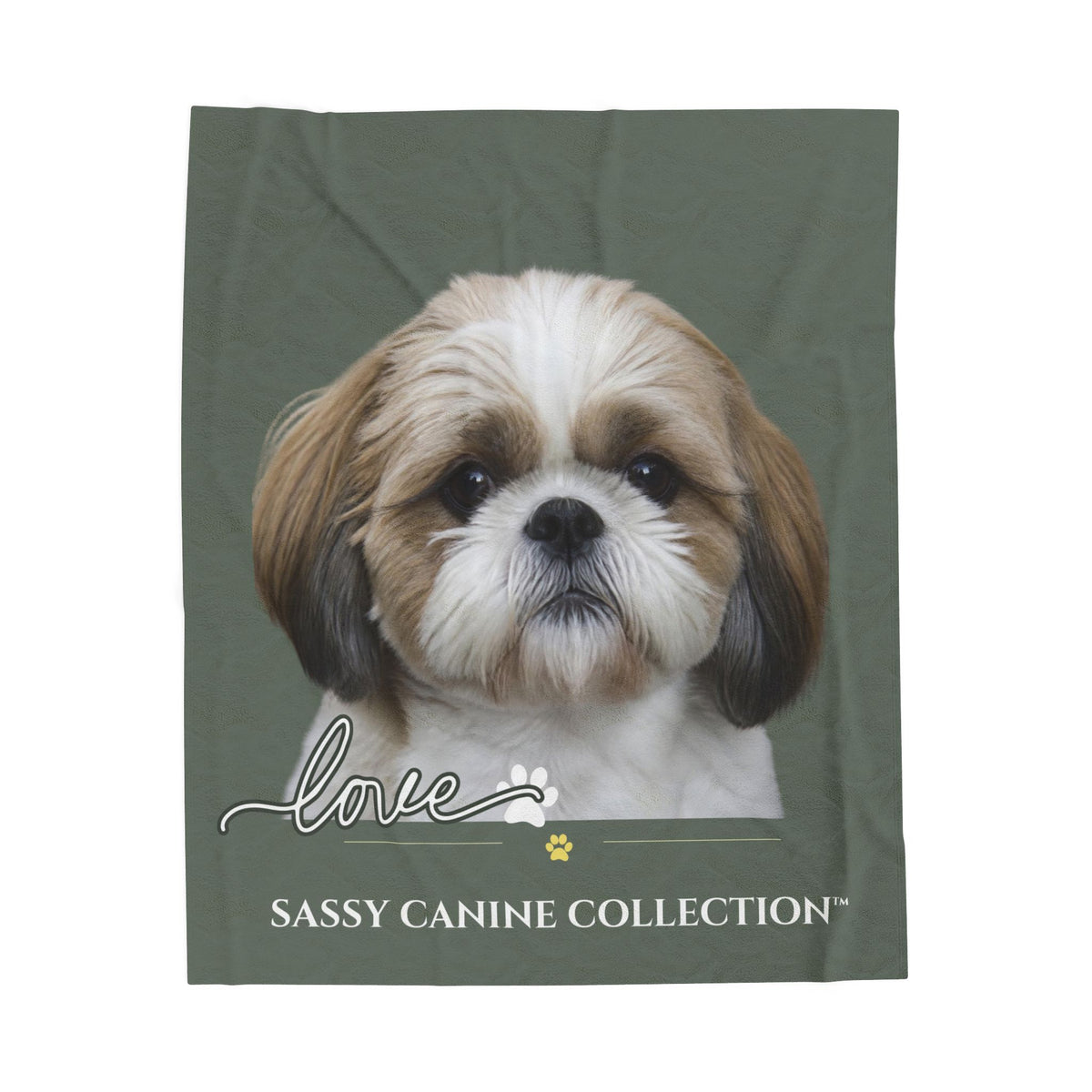Shih Tzu Lover Plush Throw Blanket | Sassy Canine Collection