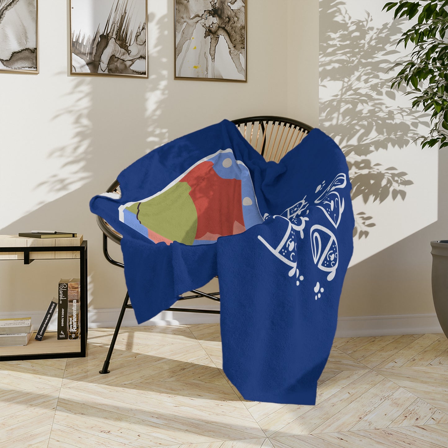 Cozy Dog Mama Blanket - Velveteen Microfiber Throw for Pet Lovers