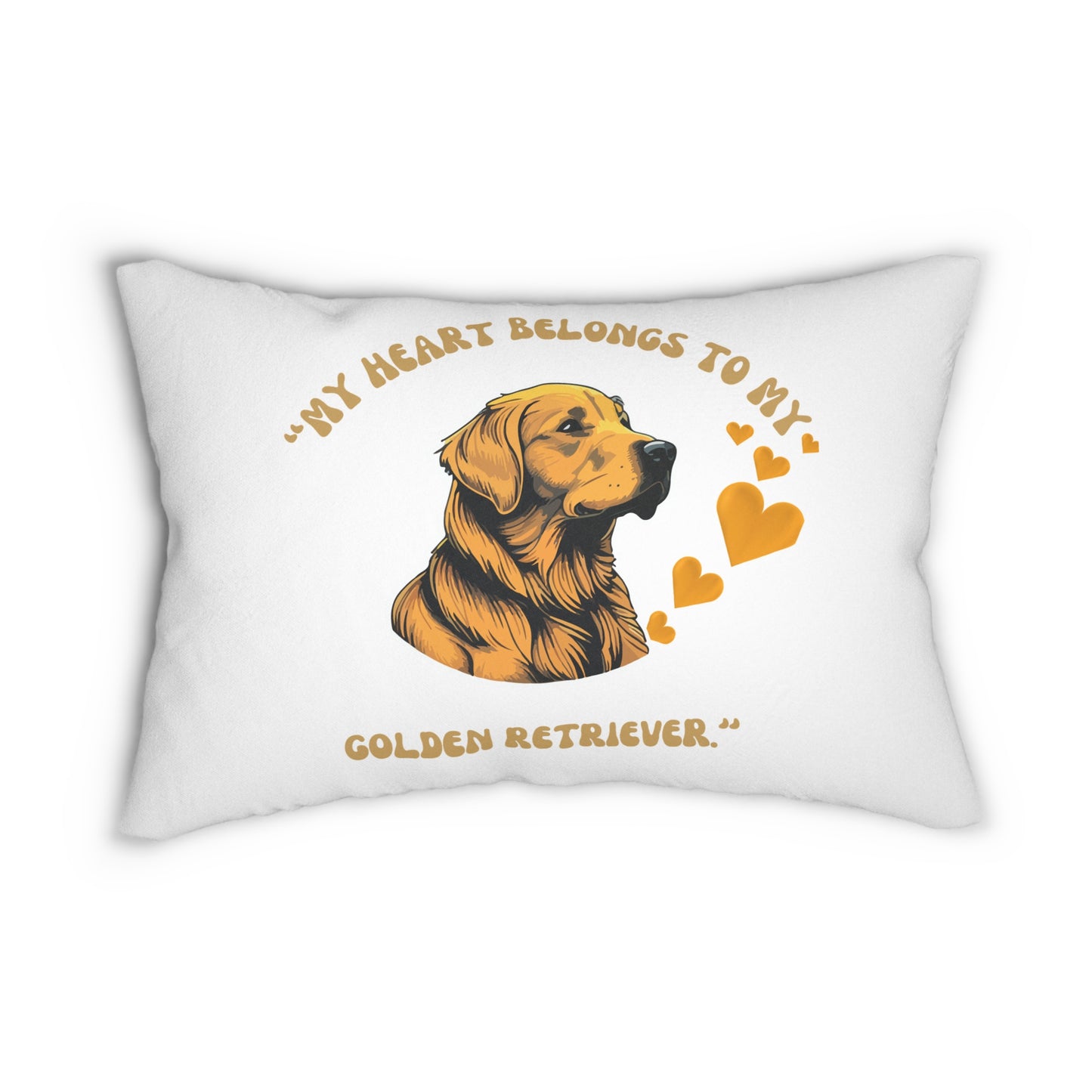 Golden Retriever Lover 20x14 Lumbar Pillow (Free Shipping)