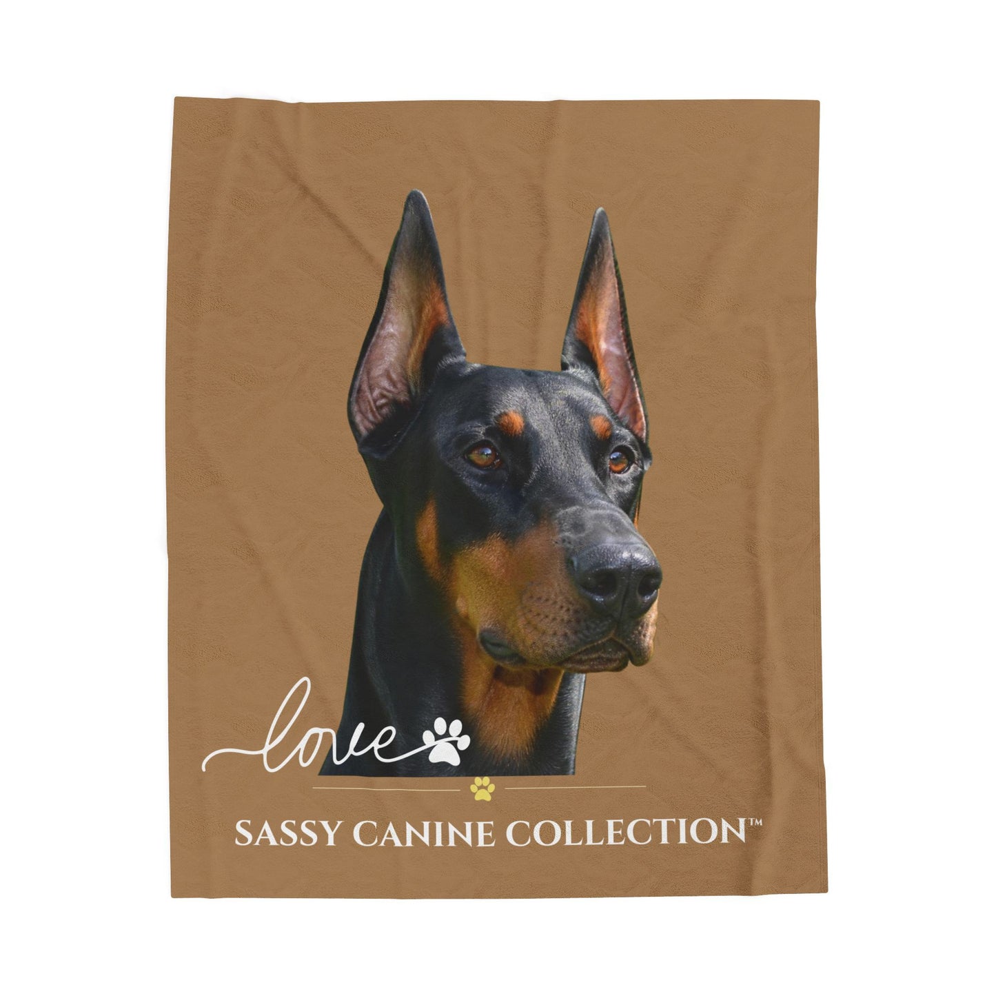 Doberman Lover Plush Throw Blanket | Sassy Canine Collection