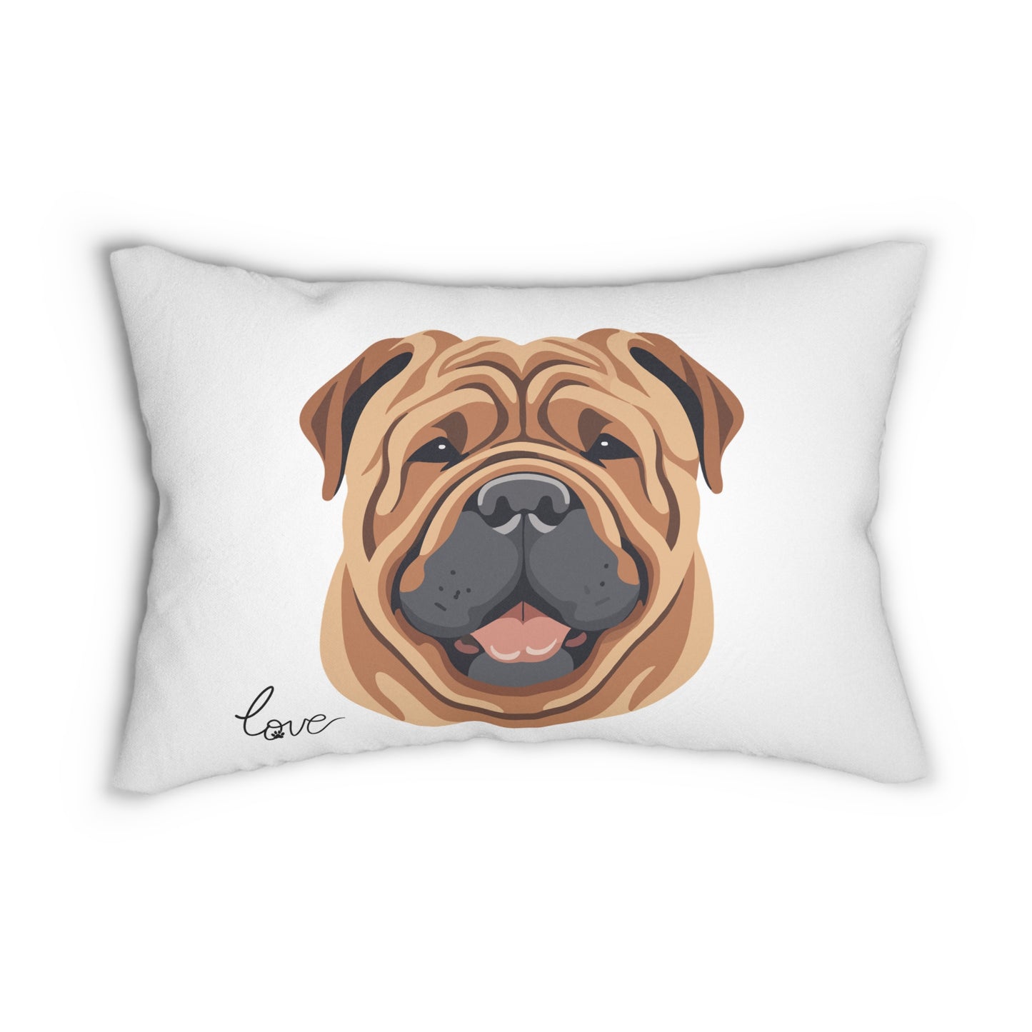 Shar Pei Lover 20x14 Lumbar Pillow (Free Shipping)