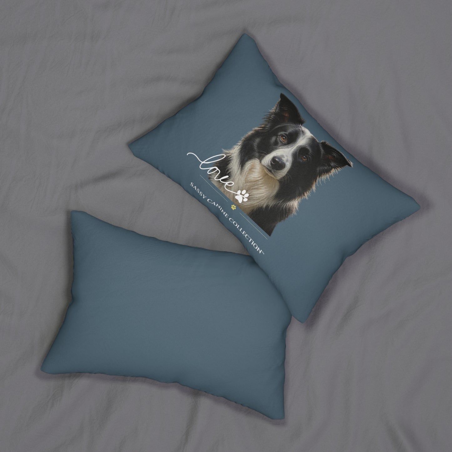 Border Collie Love Lumbar Pillow | Border Collie Lover Gift