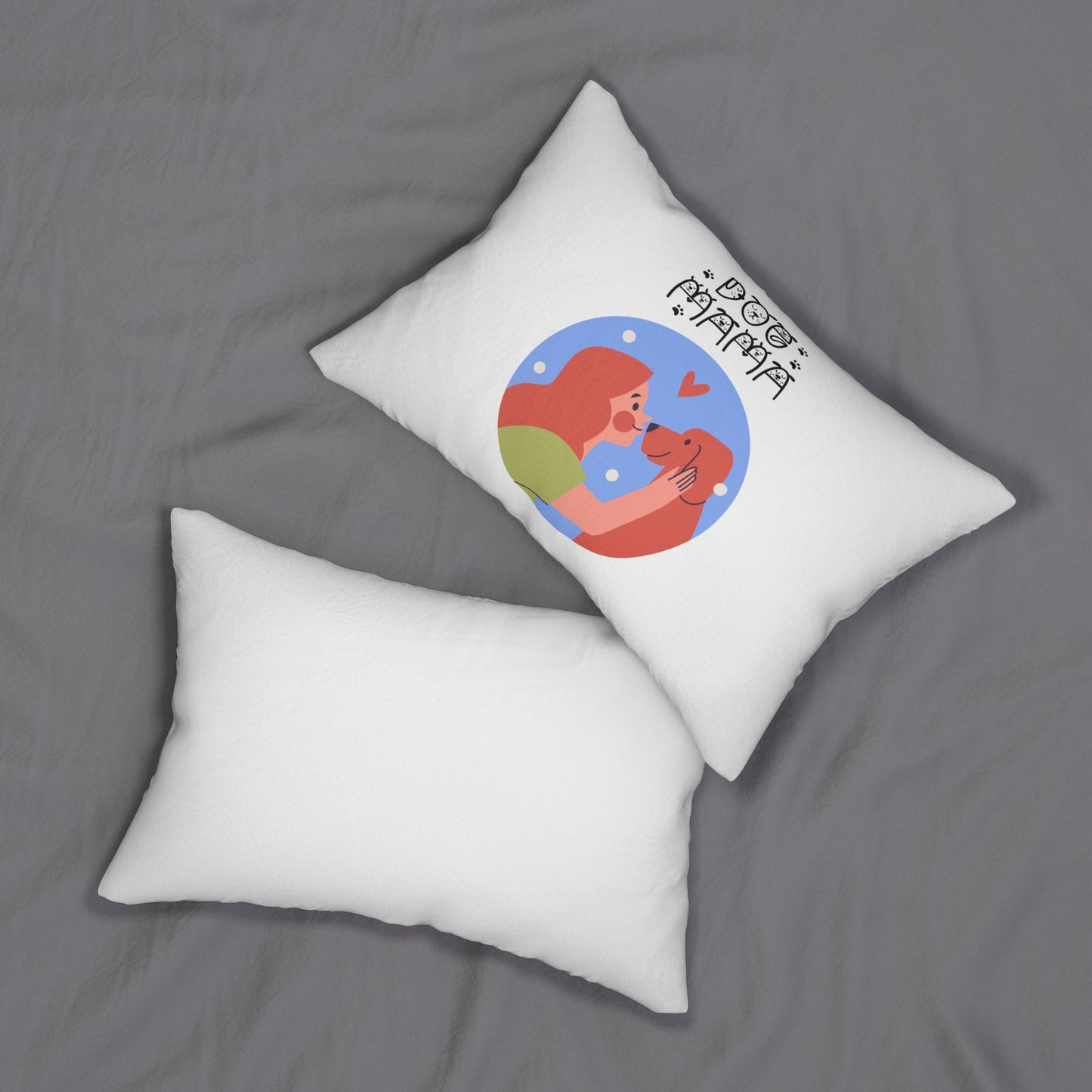Dog Momma Theme 20x14 Lumbar Pillow (Free Shipping)