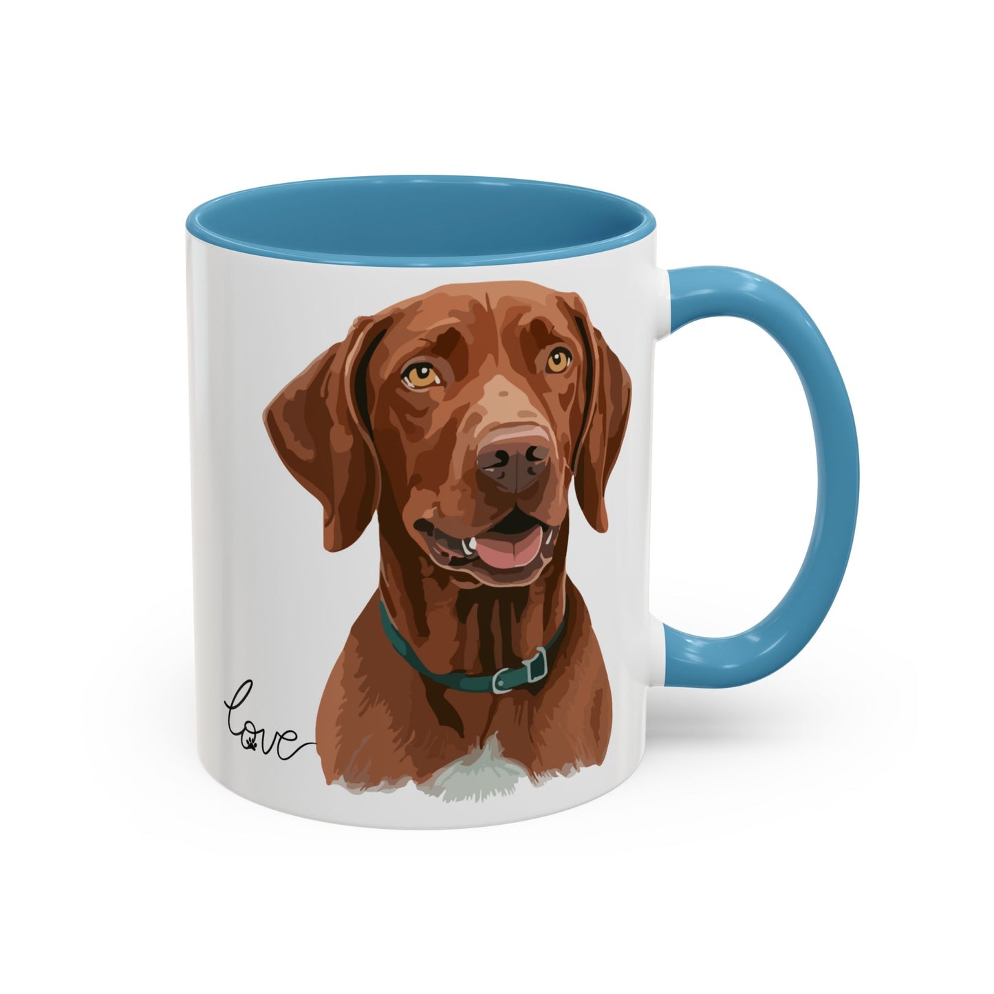 Brown Lab Love Mug (11oz) (Free Shipping)