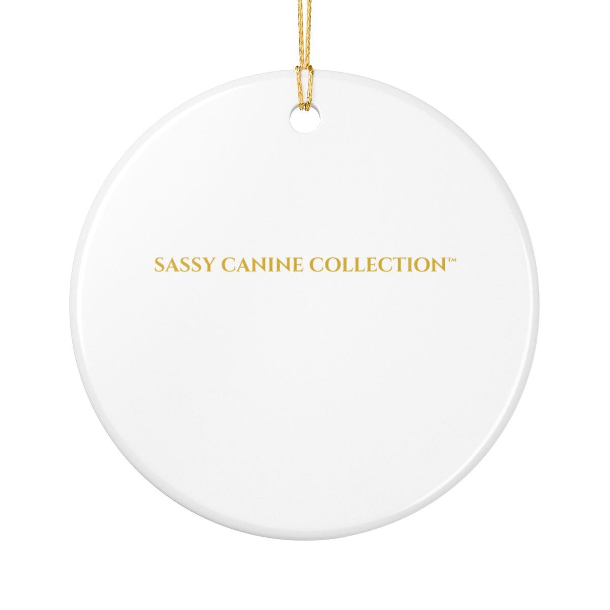 Pembroke Welsh Corgi Ceramic Christmas Ornament