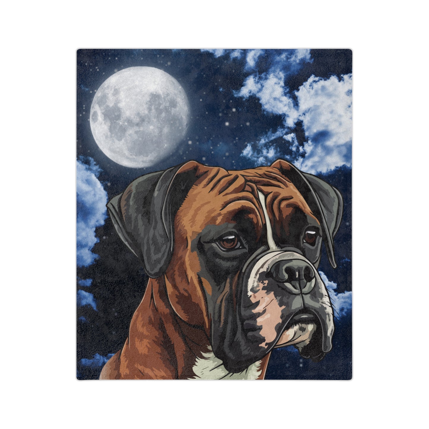 Boxer Dog Lover Velveteen Microfiber Blanket (Free Shipping)