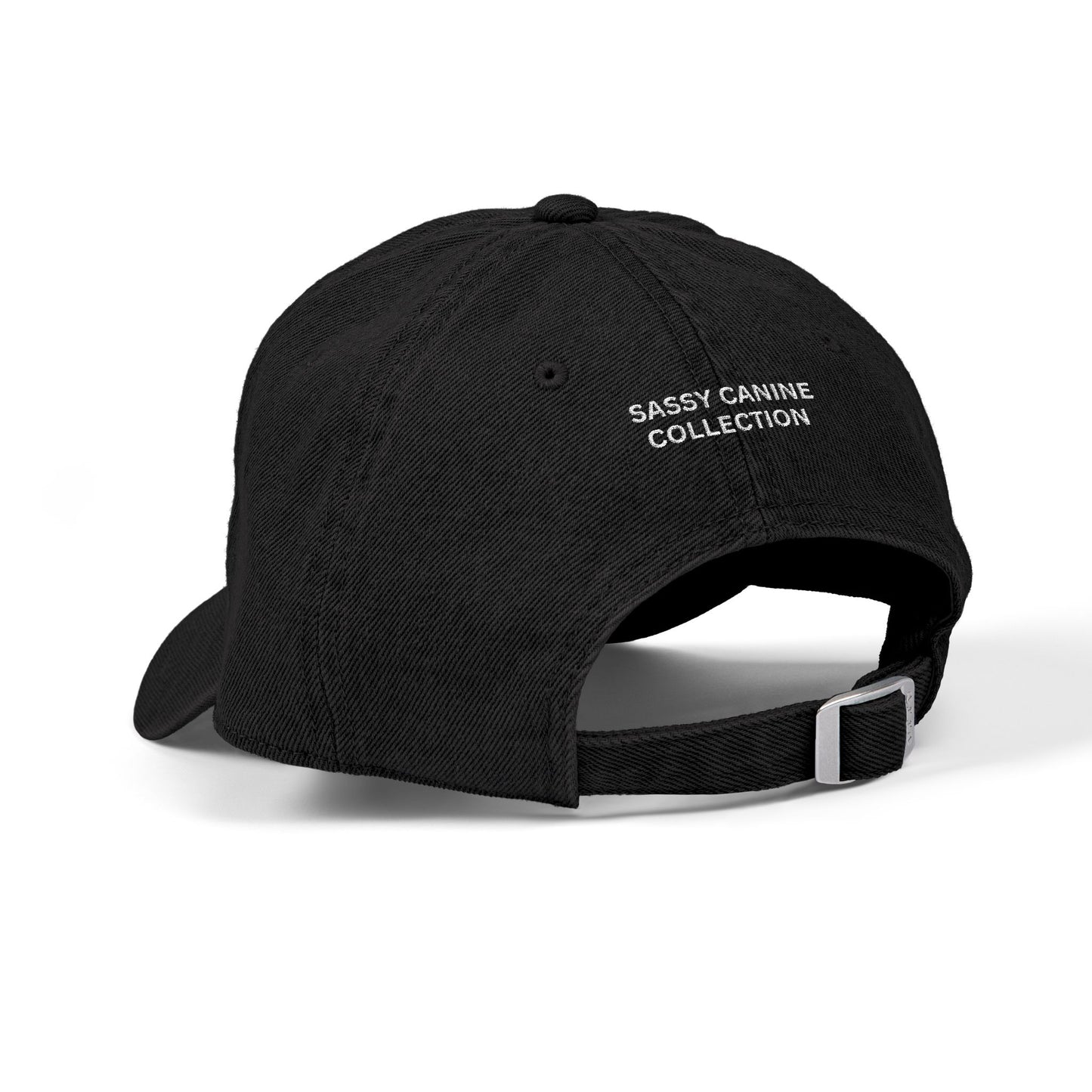 Rescue Dog Mom Embroidered Denim Hat | Sassy Canine Collection