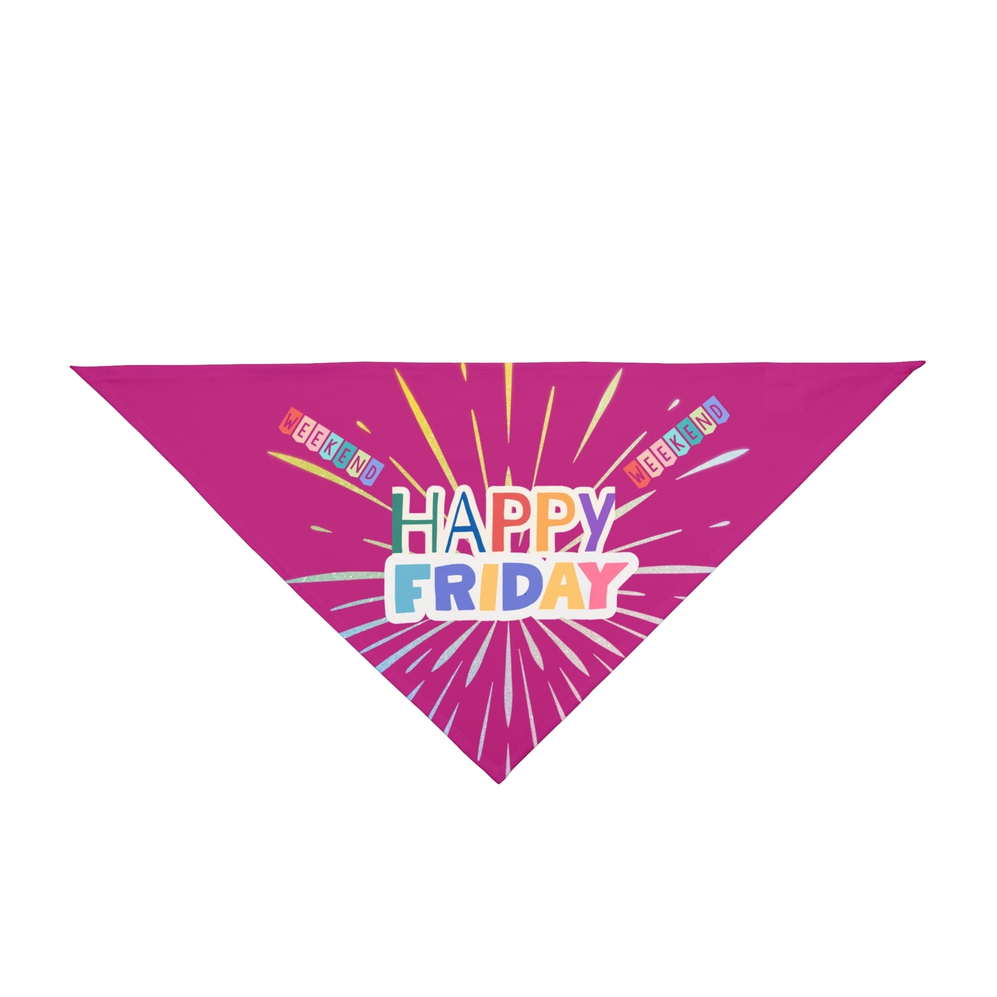 "Happy Friday" Pet Bandana (Free Shipping)