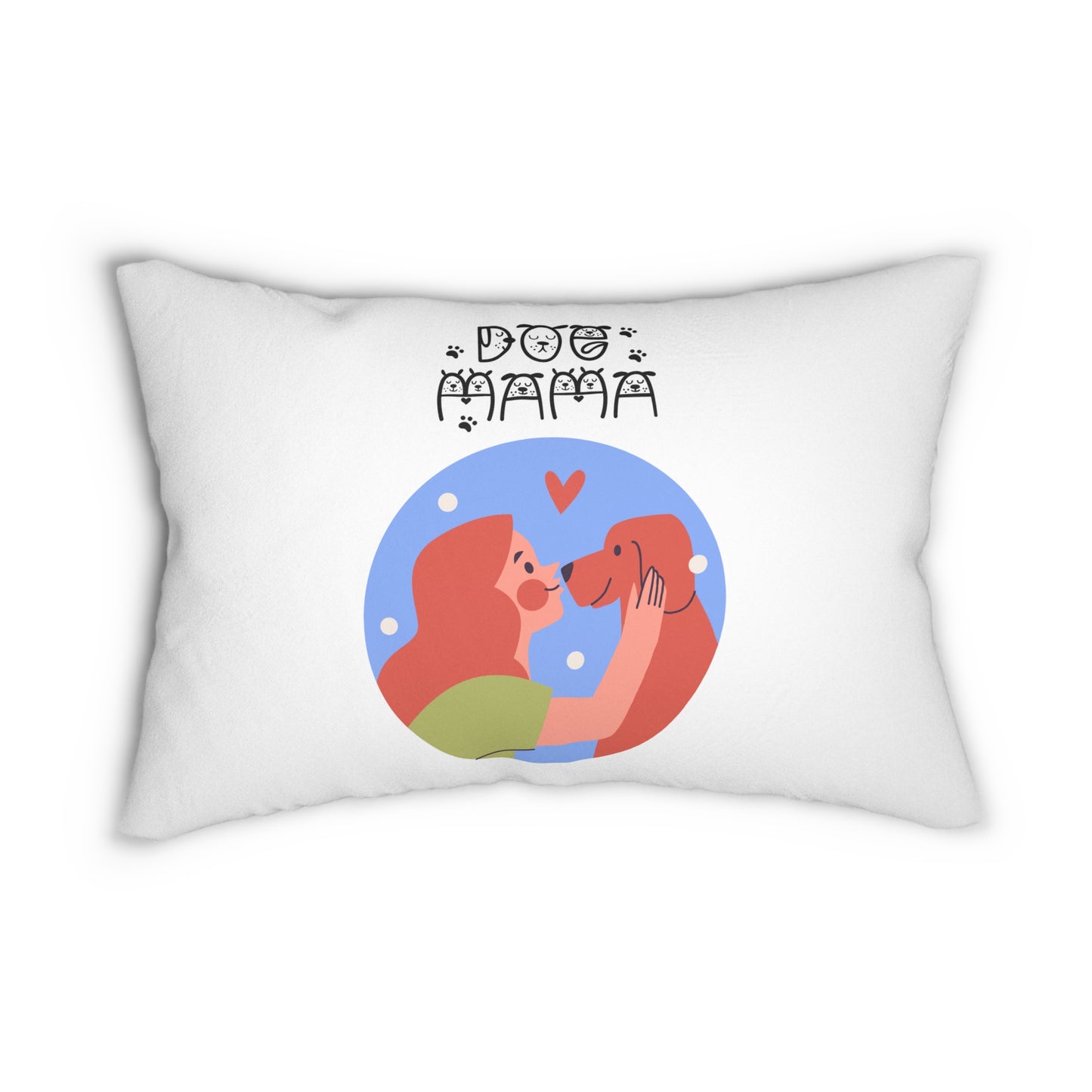 Dog Momma Theme 20x14 Lumbar Pillow (Free Shipping)