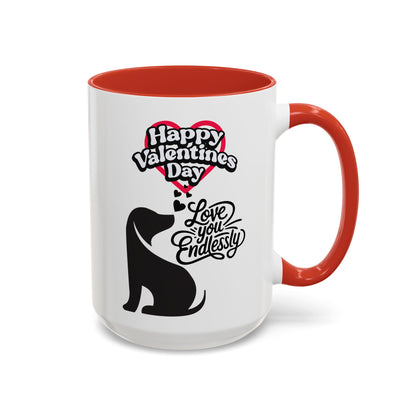 Dog Lover Valentine's Day Coffee Mug 11oz (Free Shipping)