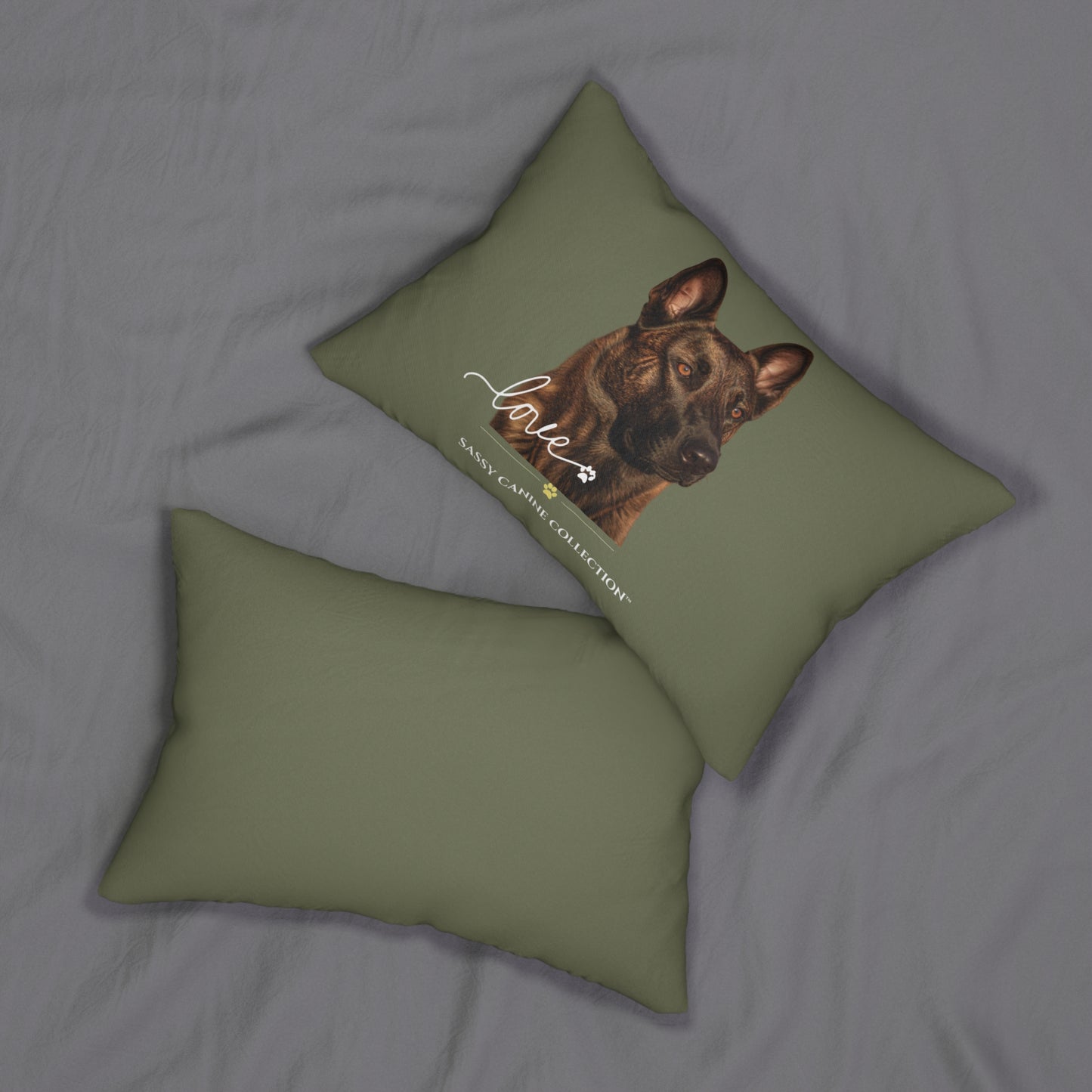 German Shepherd Love Lumbar Pillow
