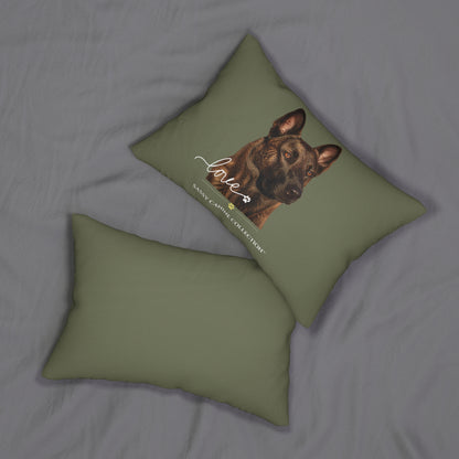 German Shepherd Love Lumbar Pillow
