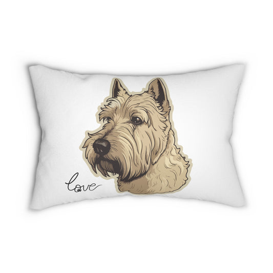 Scottish Dog Love Lumbar Pillow