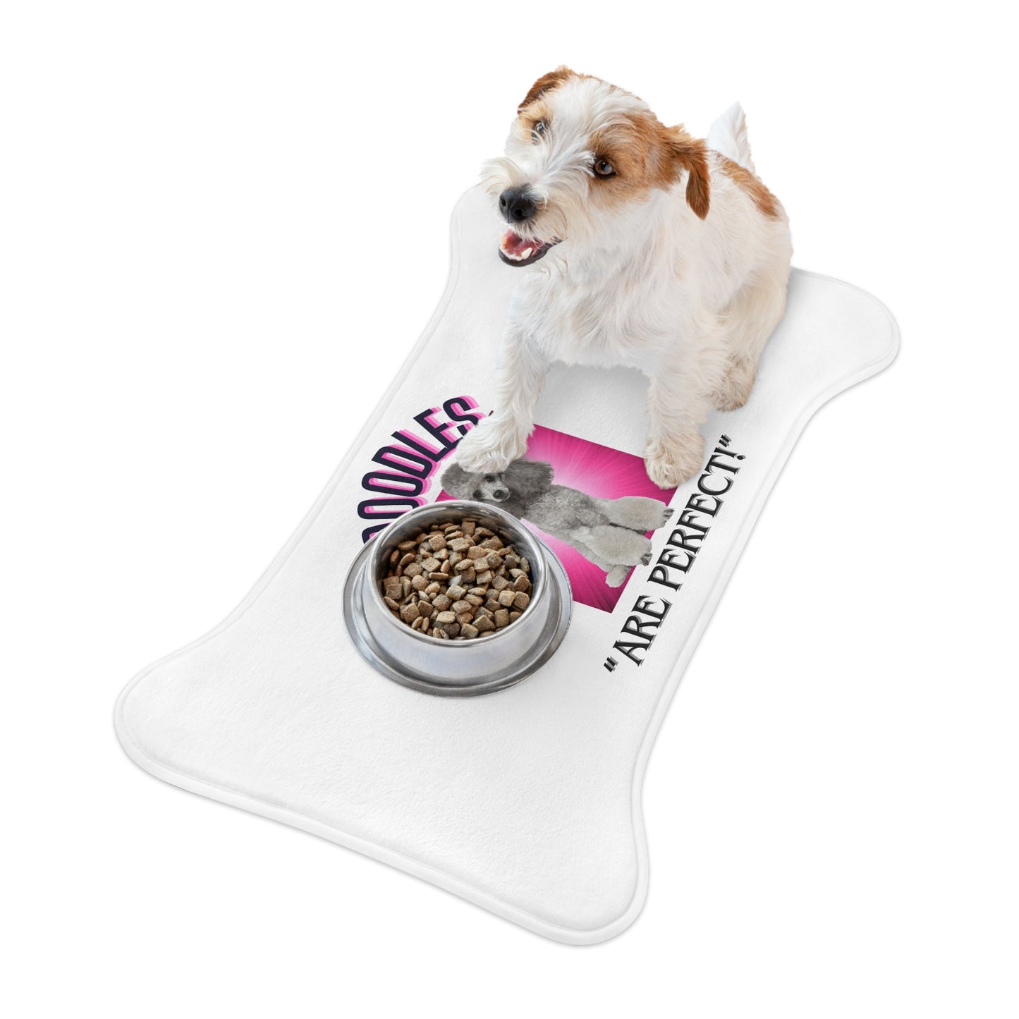 Poodle lover Pet Feeding Mats