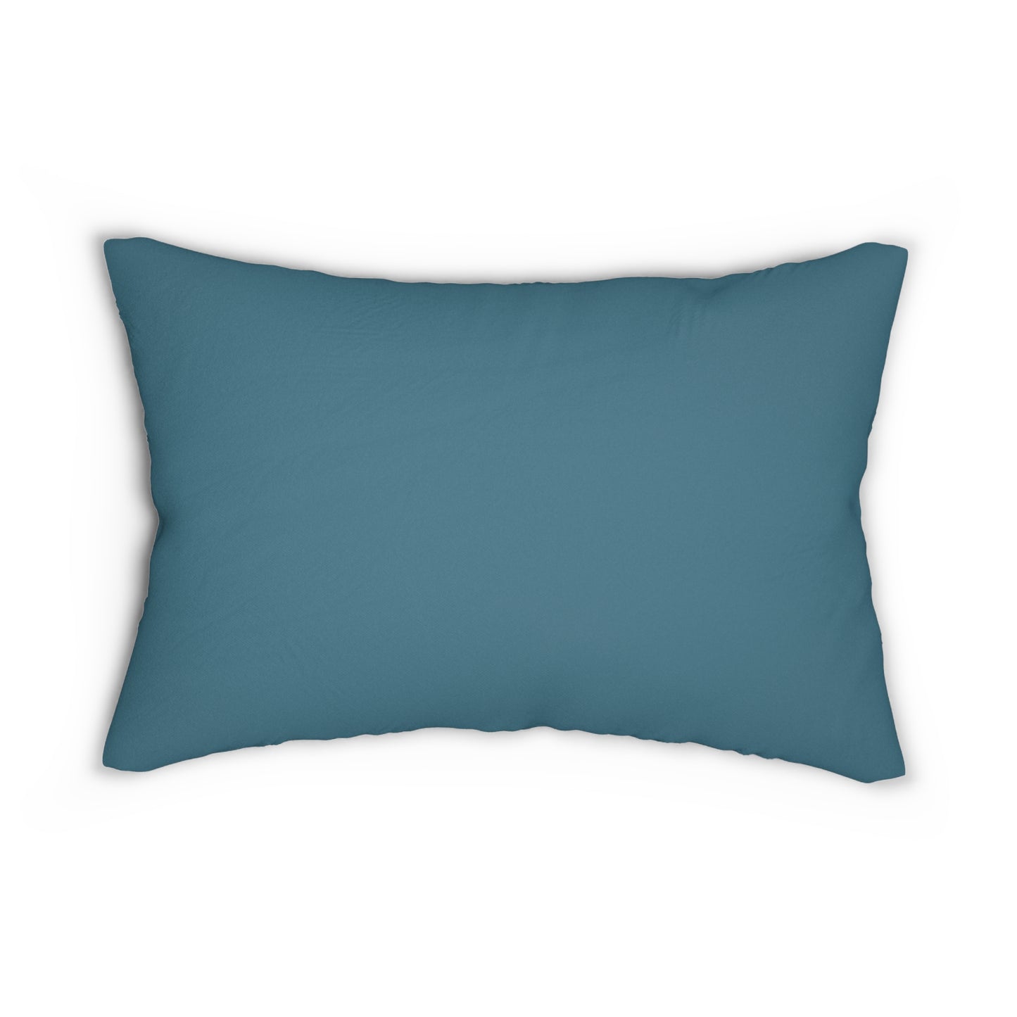 Dog Mom Lumbar Pillow – Teal Silhouette Pet Lover Accent Pillow
