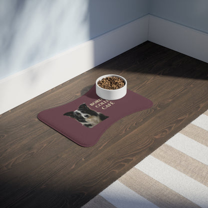 BORDER COLLIE CAFÉ -  Pet Feeding Mats 19″ × 14″