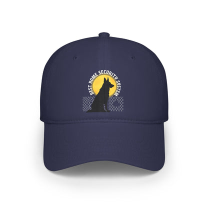 "Best Home Security System Dog Lover" Baseball Cap