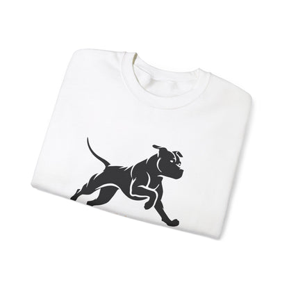 "Here Comes Trouble" Dog Lover Unisex Heavy Blend™ Crewneck Sweatshirt