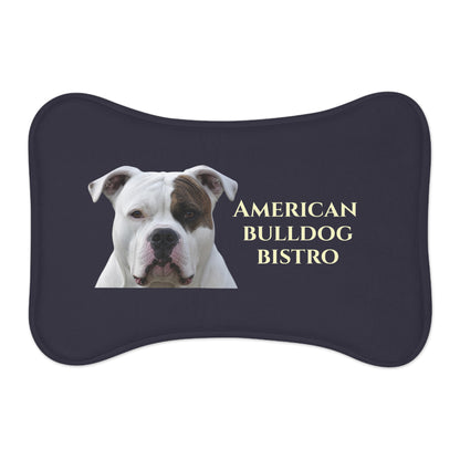 American Bulldog Bistro - Pet Feeding Mat – 19″ × 14″