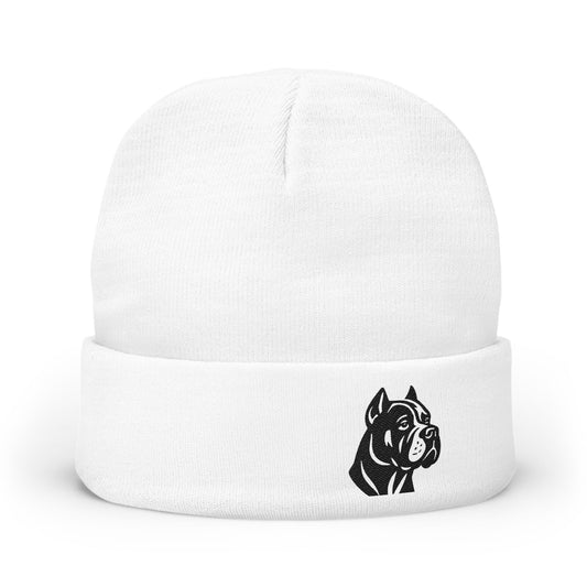 Cane Corso Embroidered Knit Beanie | SASSY CANINE COLLECTION™ | Premium Winter Hat