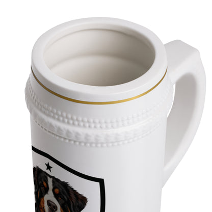 Bernese Mountain Dog Beer Stein | Heritage Crest Collection