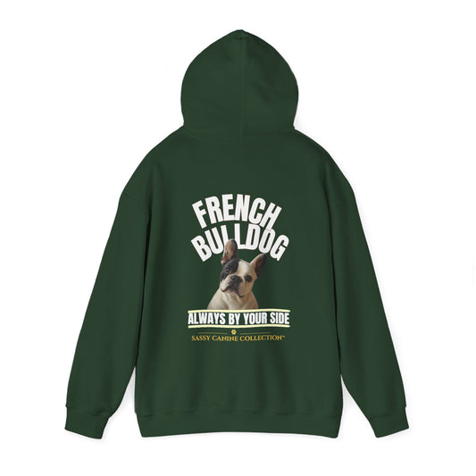 French Bulldog Hoodie - Frenchie Edition | Always By Your Side Unisex Heavy Blend Hooded Sweatshirt