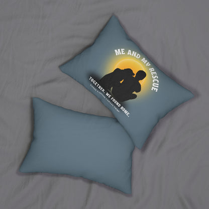 Me and My Rescue Lumbar Pillow