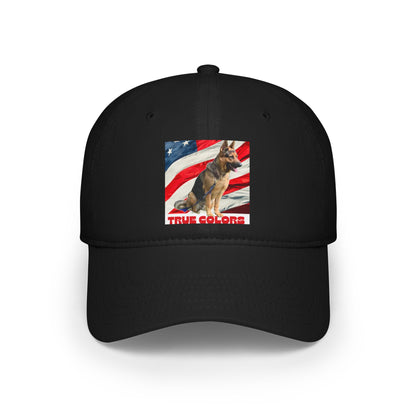 "True Colors" Military Dog Lover Baseball Cap