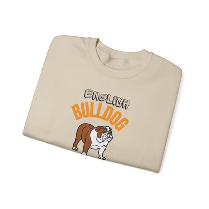 "English Bulldog ....When It Comes To Loyalty....I'm The Heavy Weight Champion" Crewneck Sweatshirt