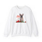 "French Bulldog Happy Holidays"  French Bulldog lover Unisex Heavy Blend™ Crewneck Sweatshirt