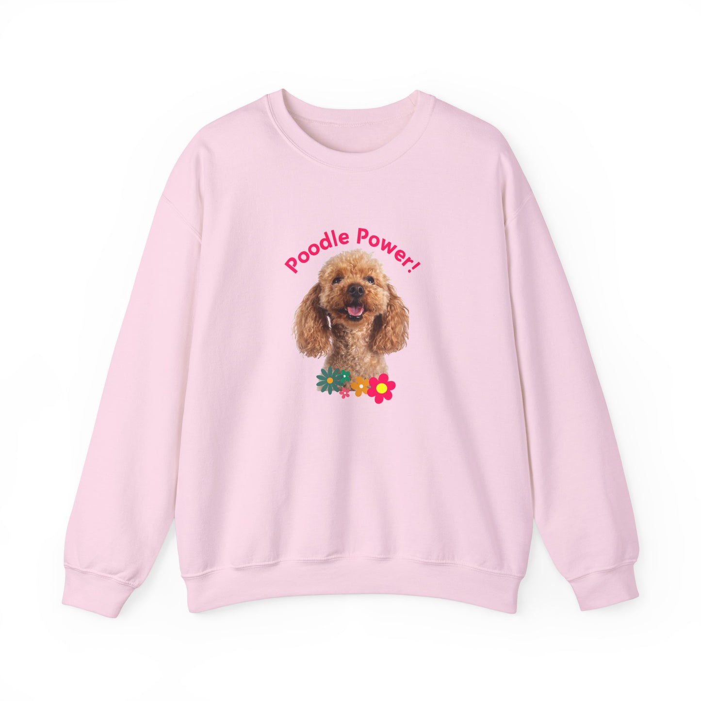 "Poodle Power" Unisex Heavy Blend™ Crewneck Sweatshirt