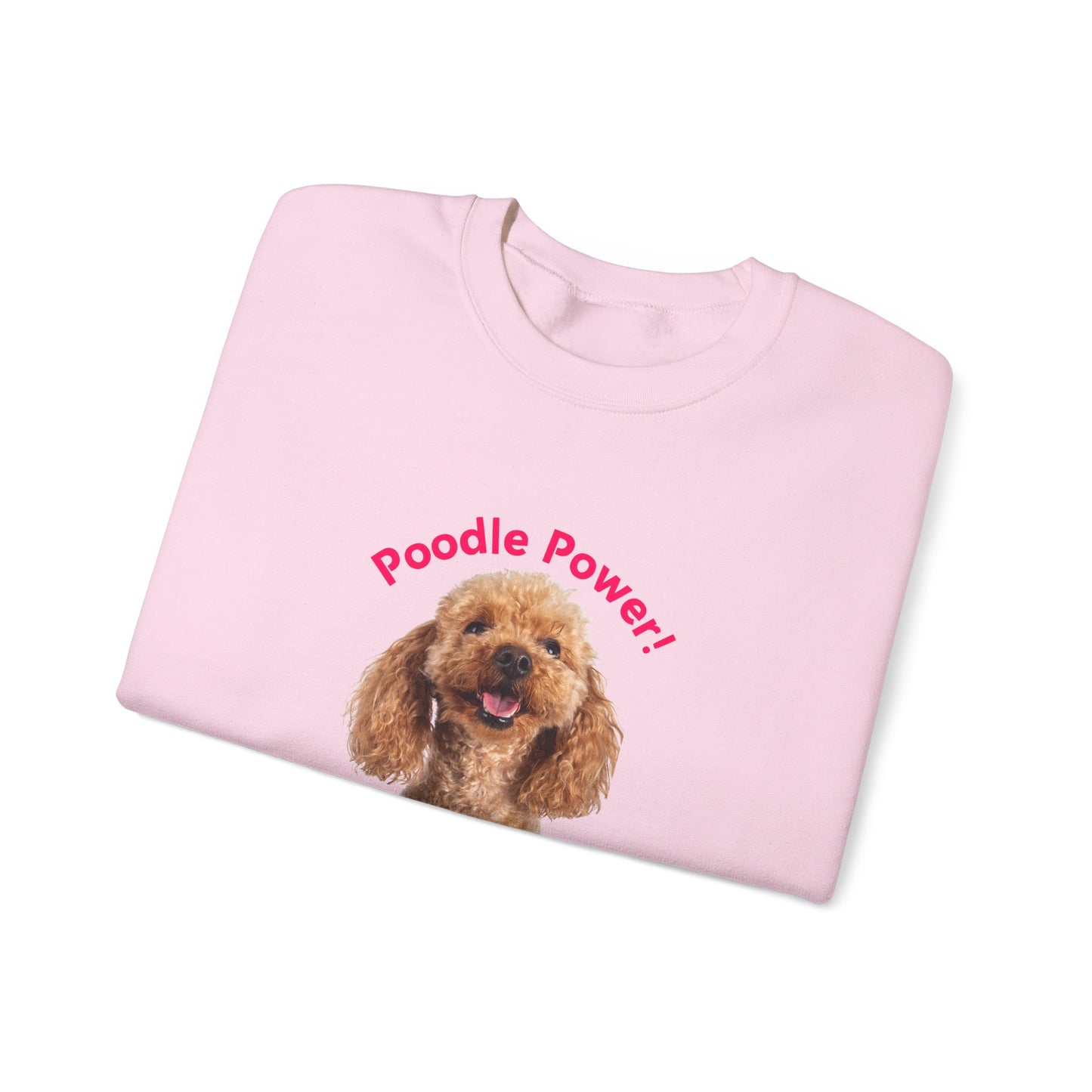 "Poodle Power" Unisex Heavy Blend™ Crewneck Sweatshirt