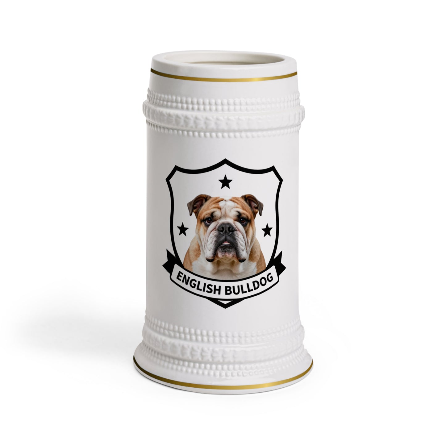 English Bulldog Beer Stein | Heritage Crest Collection