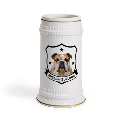 English Bulldog Beer Stein | Heritage Crest Collection