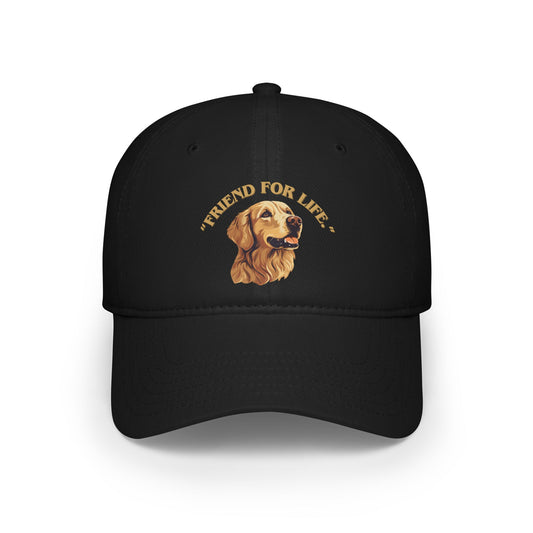 "Friend For Life" Golden Retriever Lover Baseball Cap