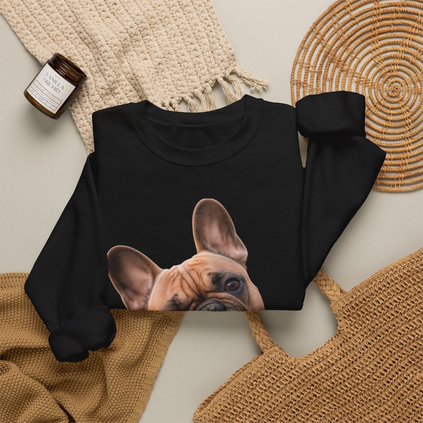 French Bulldog Crewneck Sweatshirt – "Love" Sassy Canine Collection